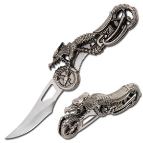 Dragon Motorcycle / Bike Liner Lock Knife