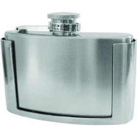 Mini Flask Belt Buckle - Stainless Steel