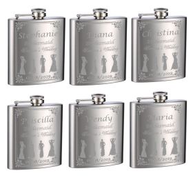 Wedding Flasks for Bridesmaids and Bride