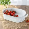 Better Homes & Gardens Porcelain Oval Bakeware Serve Dish, Oven to Table