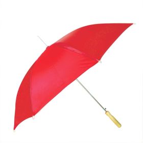 48" Red Auto Open Wholesale Rain Umbrella