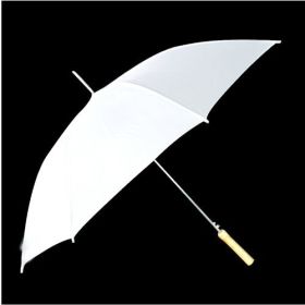 48" White Rain Barton Outdoor Rain Umbrella